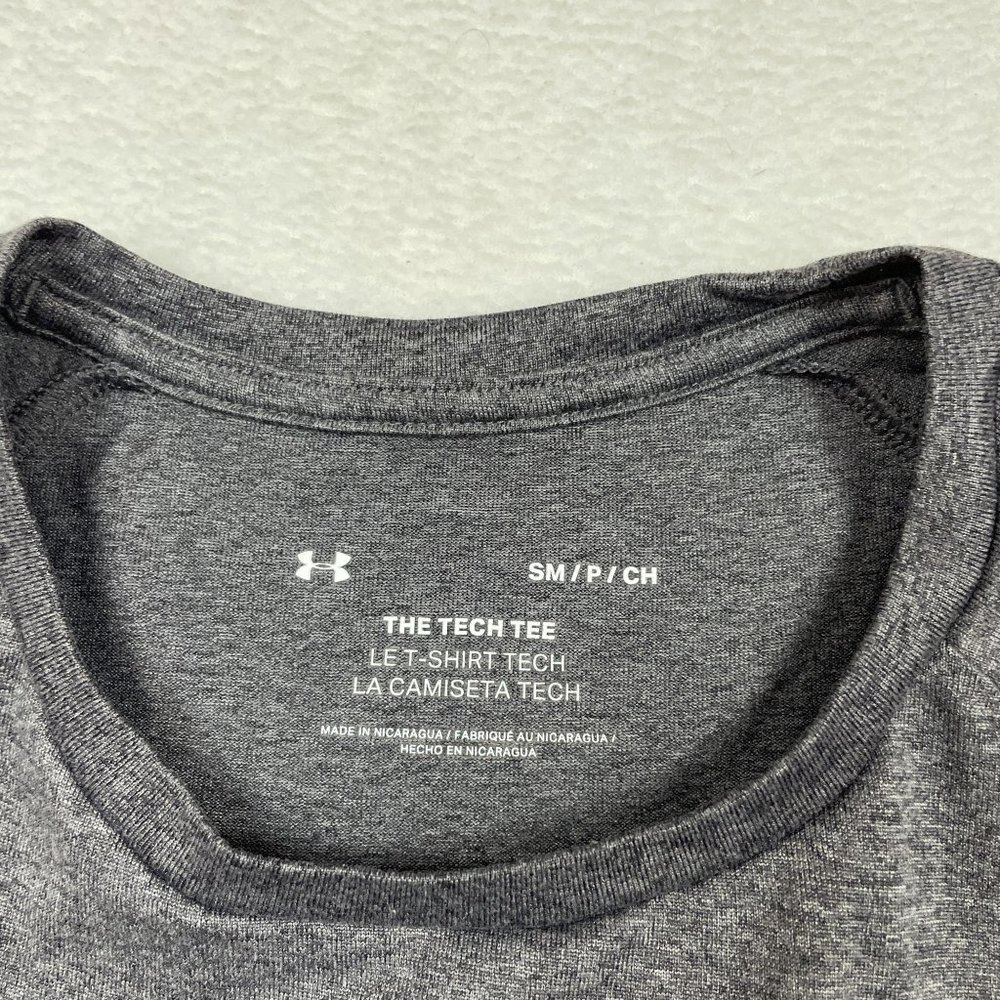 Under Armour Mens Tech 2.0 Short SLeeve Tee SHirt Size S Heather Gray Workout - Picture 7 of 9
